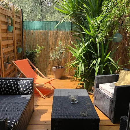 Agreable T2 Traversant Rdc Avec Terrasse + Balcon+ Parking 2 Places Montpellier Exterior foto